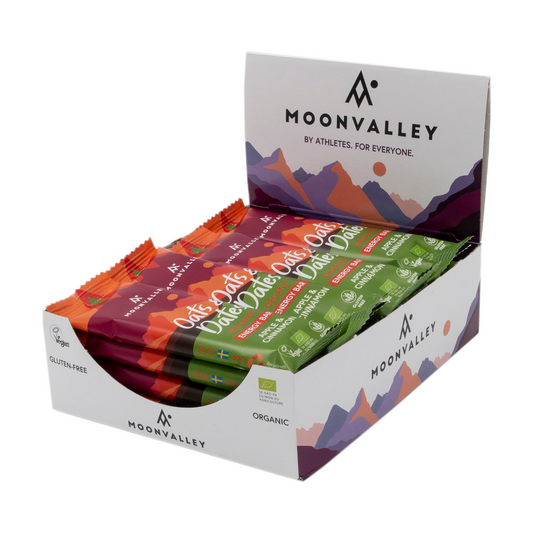 Veganske Energibarer Havre & Dadler Eple & Kanel